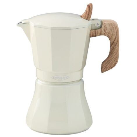 Cafetera Italiana Induccion 12Tz Alu Crem Oroley