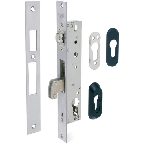 Cerradura Metalica Embutir 22X20Mm 2246203Ai Inox Rodillo/Palanca  Basculante Tesa