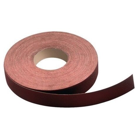 Rollo De Tela De Lija 50 Mm Granulacion 60 Para Metal Corind