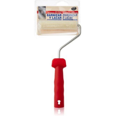 Rodillo Pintura Mini 11 Cm Barnizar Y Lacar Rulo Pluma