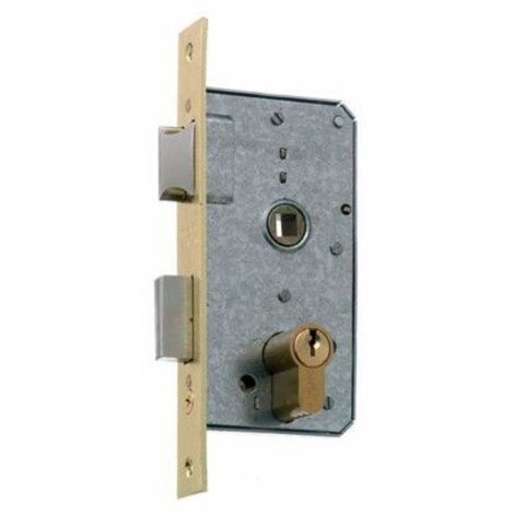 Cerradura Madera Embutir 23X45Mm 1501-2-45 Laton Canto Cuadrado Mcm