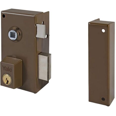 Cerradura Sobreponer 70X40Mm 56B70Dhp Hierro Pintado Picaporte/Palanca Derecha Yale