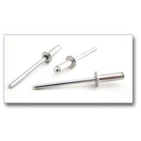 Remache Fij Estand. 4,8X10Mm Alu Alum Bralo 500 Pz (1/4)