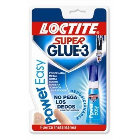 Pegamento Instantaneo No Pega Dedo 3 Gr Sg3 Power Easy Loctite (1/4)