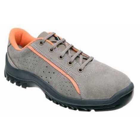 Zapato Seguridad T47 S1P Pu-Pu Puntera Plastico Metal Zion Snuman Piel Gr Pante