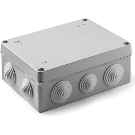Caja superficie con conos no halógenos 175x225x85 tapa tornillo IP55 Famatel 3014