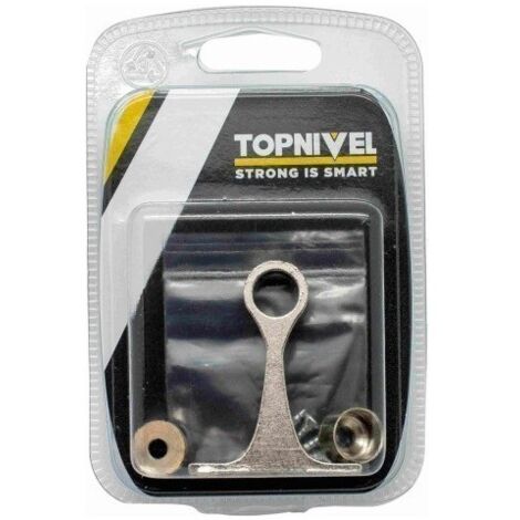 Casquillo Tubo Armario Soporte Central 12Mm Niquel Nivel 3 Pz