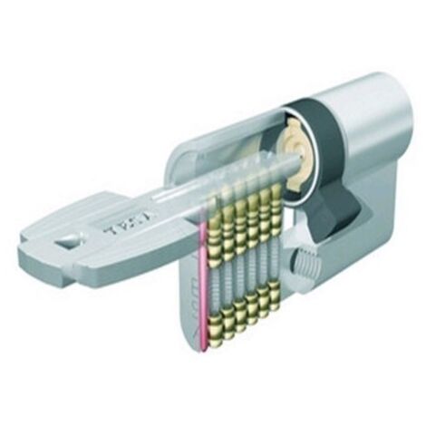 Cilindro Seguridad  30X30Mm T65D3030L Laton Seguridad uridad T60D Tesa