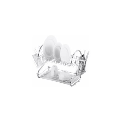 Escurreplatos Cocina Sobrem Db C/Band Cromado Vivahogar