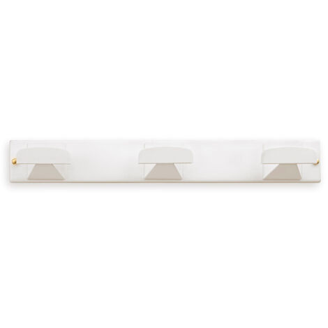 Colgador Pared 45X330X40Mm Atornillar 3G Inox/Plastico Blanco 3077-2+ Inofix (1/4)