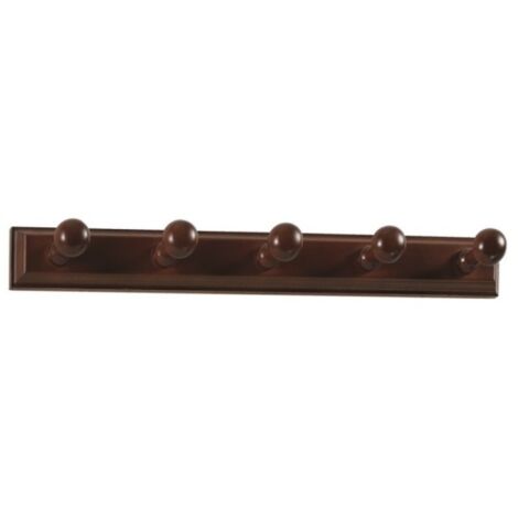 Colgador Pared Atornillar Herdasa Madera Nogal 5G Lacada 135-Nogal (1/3)