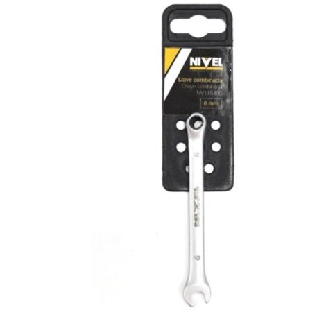 Llave Fija Combinada 06Mm Cromo Vanadio Nivel (1/3)