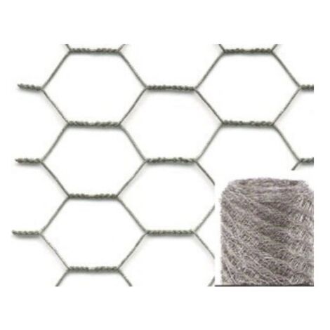 Malla Cercado Triple Torsion 51X0,9Mm 1X50M Acero Galvanizado