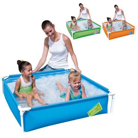 Piscina Pvc Cuadrada 122X122X30,5Cmm Infantil 365Lt My First Fr