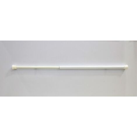 Portavisillo Decoracion 60/100Cm Extensible Presion Metal Blanco