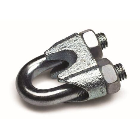 Sujetacable Galvanizado Para Cable Ø 40 - Din 741 5 Pz