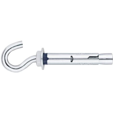 Anclaje Gancho Abierto 08X060Mm Ø 10Mm Metal Cincado Index 100 P