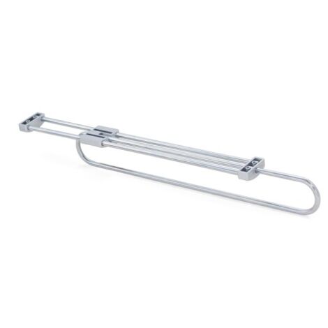 Colgador Armario 450Mm Pl/Ac Pint.Alum. Self Emuca