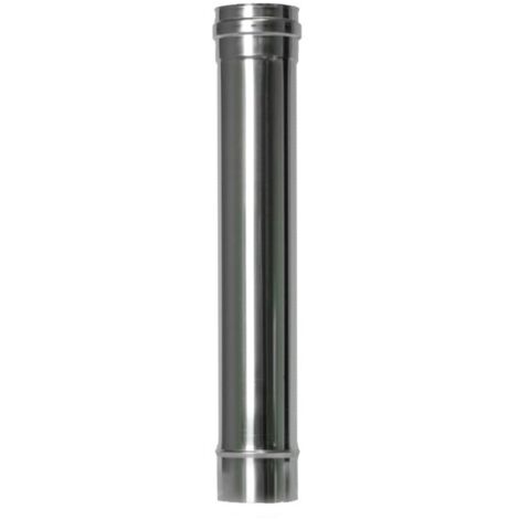 Tubo Estufa Pellet Ø80Mm-100Cm Inox Exojo