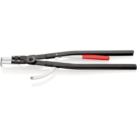 KNIPEX 44 20 J61 Alicate para arandelas para arandelas interiores en taladros recubierto de pintura pulverizada, negro 600 mm