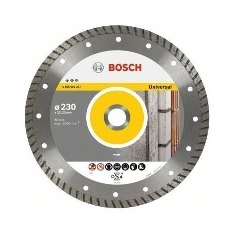Disco Corte General Obra 115X22,2 Mm Turbo Diamante Upe-T Bosch