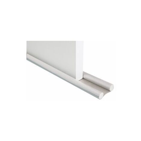 Burlete Bajo Puerta 095Cm Doble Rollo Pvc Bl Vivahogar