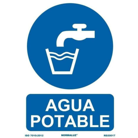 Señal 210X300Mm Pvc Agua Potable Rd20017