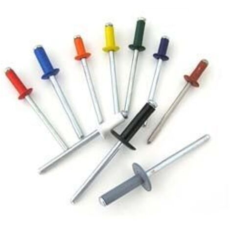 Remache Fij Estand. 4X16Mm Alu Lac.Bl Bralo 500 Pz