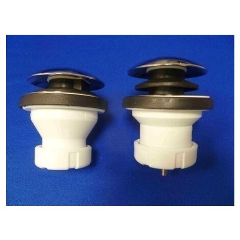 Valvula Fontanero Lavabo/Bidet 11/2"-70Mm Click-Clack Pl Bl/In S M