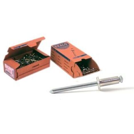 Remache Fij Flor 4X20Mm Alu Alum Bralo 500 Pz