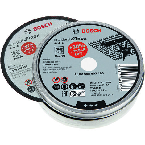 Bosch - CAN con 10 discos de acero inoxidable 2608603254