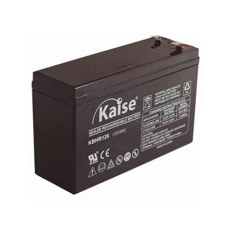 Bateria 12V 05400 Mah Placas De Pb-Sn-Ca High Rate Kaise