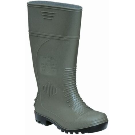 Bota Agua T38 Alta Pvc Verde Puntera/Plantilla P'Agua