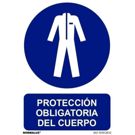 Señal 210X300Mm Pvc Uso Obligatorio  Protecc  Cuerpo Rd20012