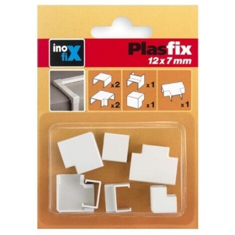 Canaleta Electricidad 9X5Mm Pvc Blanco Accesorios Inofix