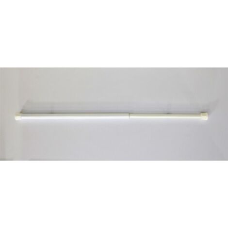 Portavisillo Decoracion 40/70Cm Extensible Presion Metal Blanco