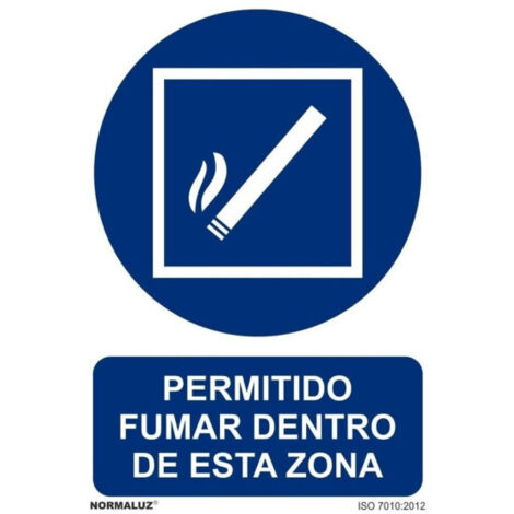 Señal 210X300Mm Pvc Zona Para Fumar Rd20011