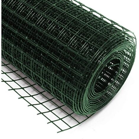 Malla Cercado Electrosoldada. 12,7X12,7X0,65Mm 1X5M Acero Pvc Nivel
