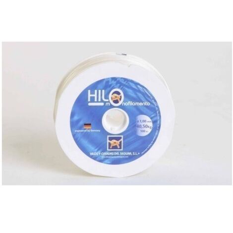 Hilo Pesca 0,45Mm Nylon Blanco  Monofilamento Hyc 100 Mt