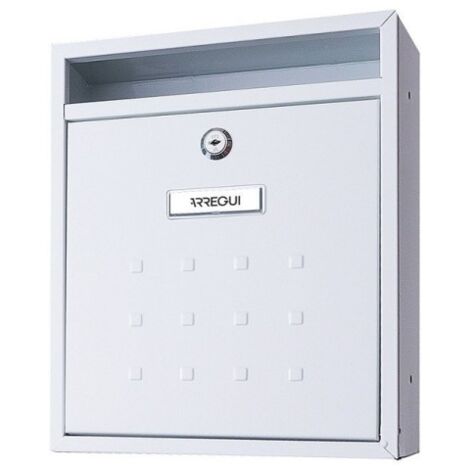 Buzon Interior 310X260X90Mm Vertical Arregui Acero Blanco Mira V1301