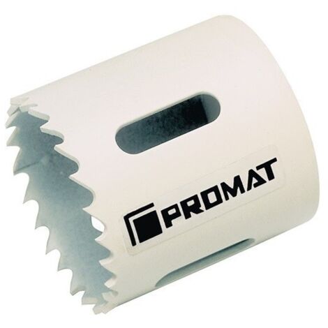 Sierra de corona D.46mm Cut-D.38mm 4/6 dientes combinados HSS-Bi-Metal o accesorio PROMAT
