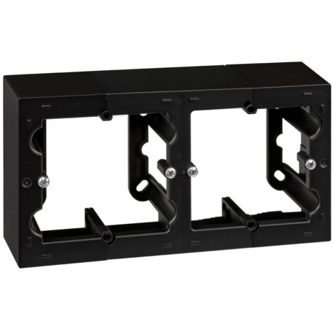CAJA DOBLE SUPERFICIE NEGRO