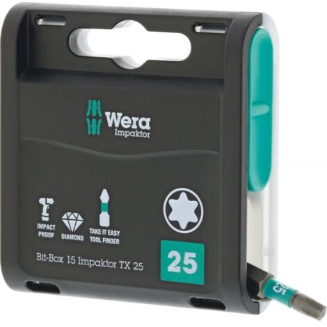 Paquete Grande De Puntas Impactador Diamante 1/4 Pulg. T 25