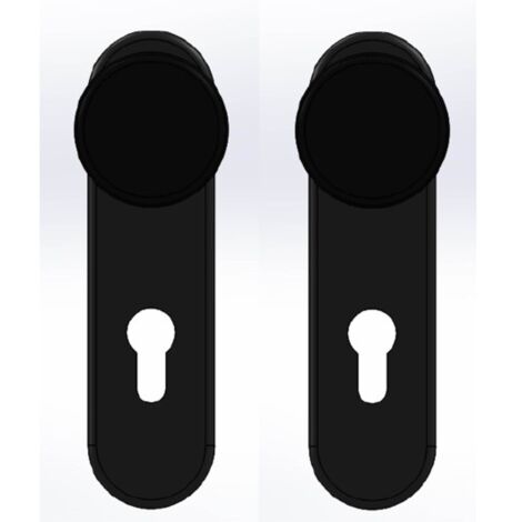Manivela Pta 72Mm Antipanico Cisa Ne 7070 Pomo Y Bocallave 1