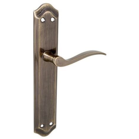 Manivela Pta 202 256X47Mm Pl/Lga Alum/Chapa Cuero Satinado M