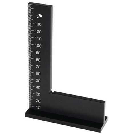 Escuadra Medic 200X130Mm C/Escala+Tope Din875/I Alu Neg Prom