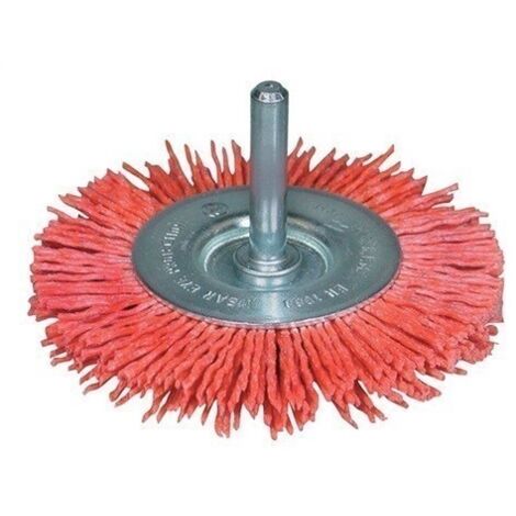Cepillo Circular Diam. 75 Mm Nylon Granulacion 80 10 Mm 4500