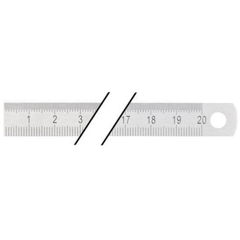 Escala De Acero Longitud 1000 Mm Acero Flexible Division B