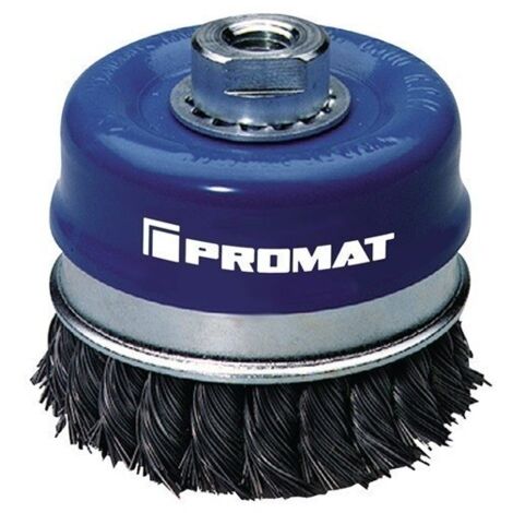 Cepillo Ind Taza Amoladora 080Mm Al Trenz 0,5Mm Promat