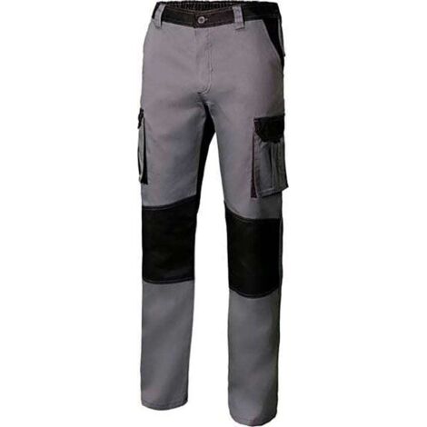 Velilla Pantalon de trabajo Multibolsillo 103020B con Refuerzos Gris - negro40Gris - negro 40 (1/5)
